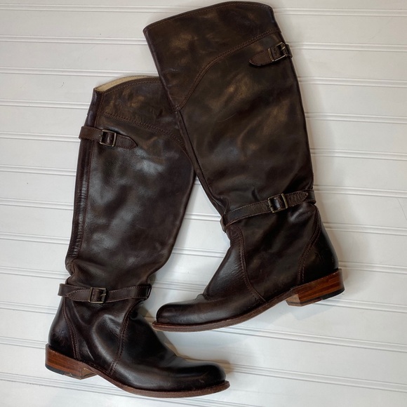 FRYE Dorado Riding Boots, Genuine Leather - Picture 1 of 8
